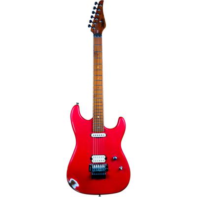 JET Guitars JS-850 FR Red Distressed elektrische gitaar