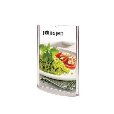 Menustandaard A6 met ovale voet