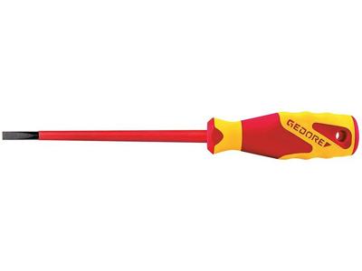 Gedore VDE 2170 6,5 Sleufschroevendraaier Geïsoleerd 1000V VDE 1.2x6.5mm 150mm - 1612298 Gedore VDE 2170 6,5 Sleufschroevendraaier Geïsoleerd 1000V VDE 1.2x6.5mm 150mm - 1612298