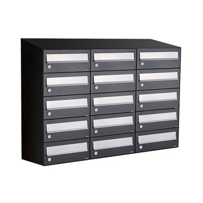 Allux Hive Set 3-Breed, 5-Hoog Met Dak Zwart - 40030070_3x5d Allux Hive Set 3-Breed, 5-Hoog Met Dak Zwart - 40030070_3x5d