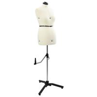 Verstelbare Jurkvorm Vrouw Crme m Fluweel - thumbnail