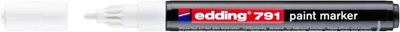 Paintmarker edding 791 alcoholbasis 1-2mm wit | 10 stuks