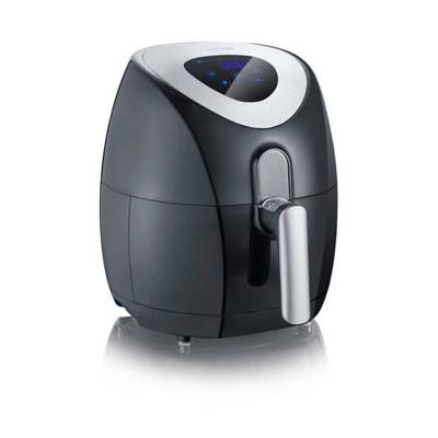Severin FR 2430 friteuse Enkel 3,2 l Vrijstaand 1500 W Heteluchtfriteuse Zwart, Roestvrijstaal