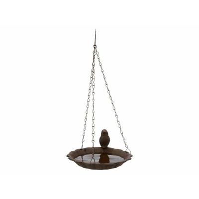 TRIXIE VOGELBAD HANGEND GIETIJZER BRUIN 16X16 CM 250 ML