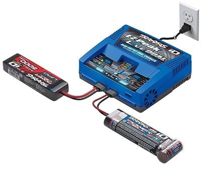 Traxxas EZ-Peak Live Dual Modelbouwoplader 26 A Li-poly, NiMH Minus-delta-U-uitschakeling, Batterijherkenning, Temperatuurbewaking