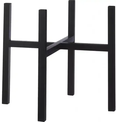 Mica Decorations pothouder Ascot 40 cm zwart