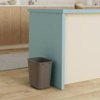 Rubbermaid vuilbak 12,9 l, grijs - thumbnail