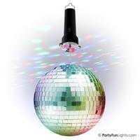 PartyFun Lights Disco bal 20cm led multi colour - thumbnail
