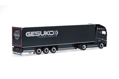 Herpa 318280 H0 Vrachtwagen Volvo FH 16 GL XL 2020 koelkoffer-zadeltrein „GESUKO”
