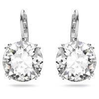 Swarovski 5628351 Oorhangers Millenia zilverkleurig-wit 10 x 20 mm - thumbnail