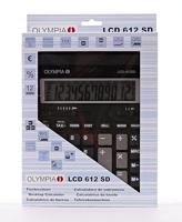 Olympia LCD 612 SD Bureaurekenmachine Zwart Aantal displayposities: 12 werkt op batterijen (b x h x d) 212 x 42 x 162 mm - thumbnail