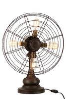 Lamp Ventilator Metaal Bruin - thumbnail