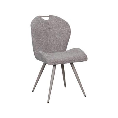 LABEL51 Eetkamerstoel Silly - Mushroom - Royal Boucle - Taupe Metalen Frame