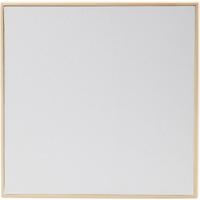 Creativ Company Canvas paneel met lijst, afm 30x30 cm, 280 gr, wit, 1 stuk - thumbnail
