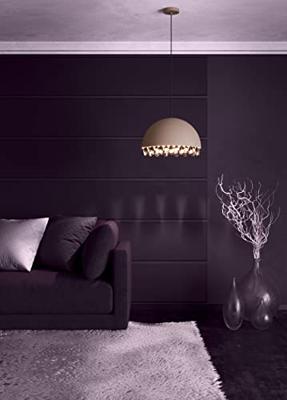 Stars of Light Mokka hanglamp met kristalGaetano 2 Ø 45cm - 39948