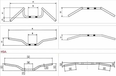 TOMMASELLI stuur handlebar steel sw 22mm