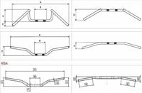 TOMMASELLI stuur handlebar steel sw 22mm - thumbnail