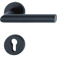 HOPPE Amsterdam deurkruk met cilinderrozet zwart - SnelstiftPlus - thumbnail