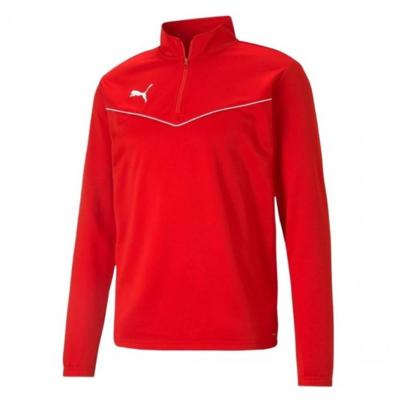 PUMA TeamRISE Trainingstrui 1/4-Zip Rood Wit