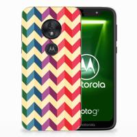 Motorola Moto G7 Play TPU bumper Zigzag Multi Color - thumbnail