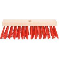 Polet Straatbezem 290mm Rood