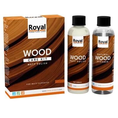 Oranje Matt Polish Wood Care Kit + cleaner 2x250 ml