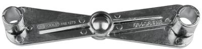 KS Tools 115.1273 Dubbele schaar-ontgrendeling, 5/16„x3/8