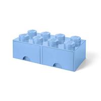 Room Copenhagen LEGO Brick Drawer 8 Licht blauw opbergdoos - thumbnail