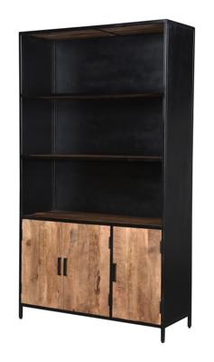 Livingfurn Opbergkast 'Sturdy' Mangohout, 200 x 120cm