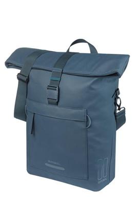 BASIL Tas brooklyn enkel blauw | mik hooks | 17l
