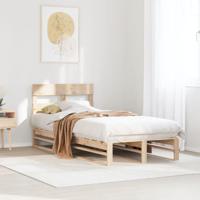 Bedframe zonder matras massief grenenhout 90x200 cm - thumbnail