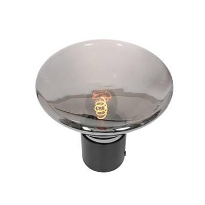 Steinhauer TafellampAmbiance zwart met smoke glas - 3401ZW