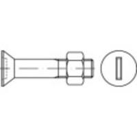TOOLCRAFT 144324 Verzonken schroeven M20 50 mm Sleuf DIN 7969 Staal Galvanisch verzinkt 25 stuk(s) - thumbnail