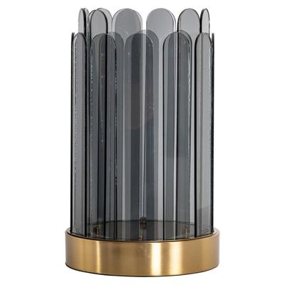 Richmond Windlicht 'Daisey' 40cm, kleur Smoke