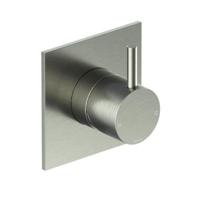 Inbouw Douchemengkraan Hotbath Cobber 1-hendel Vierkant Geborsteld Nikkel - thumbnail