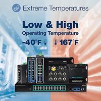 TRENDnet TI-PG80 8-poorts Geharde Industriële Gigabit PoE+ DIN-Rail Switch - thumbnail