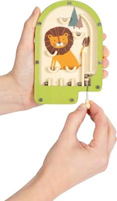 Small Foot - houten mini flipperspel leeuw