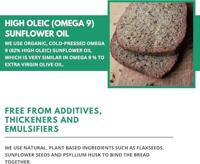 Keto brood chia flax glutenvrij bio demeter 250 Gram - thumbnail