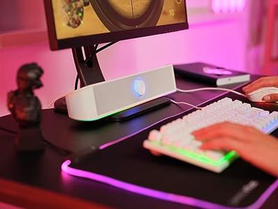 Trust GXT 619W Thorne RGB PC-luidsprekers Kabelgebonden 12 W Wit Trust GXT 619W Thorne RGB PC-luidsprekers Kabelgebonden 12 W Wit
