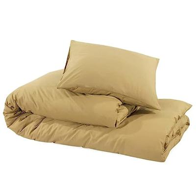 Dekbedovertrekset lichtgewicht 225x220 cm microvezel taupe