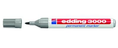 Edding 3000 permanent marker 1,5-3mm rond grijs