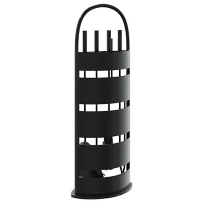VidaXL 5-delige openhaardgereedschapset 23x15x66 cm staal - thumbnail