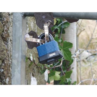 Kasp K13545D Hangslot 63 mm Verschillend sluitend Blauw Sleutelslot