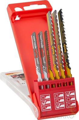 kwb 625620 Decoupeerzaagbladenset, HCS, 6-delig 6 stuk(s)