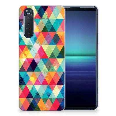 Sony Xperia 5II | TPU bumper | Geruit