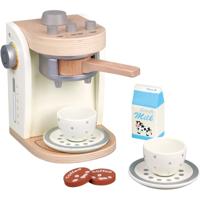 New Classic Toys houten koffiezetapparaat - wit - thumbnail