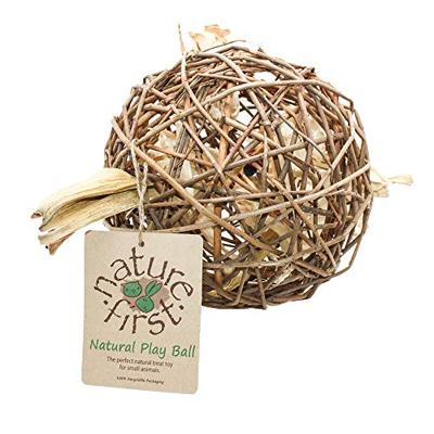 HAPPY PET SPEELBAL WILG NATURE FIRST 17X17X17 CM - thumbnail