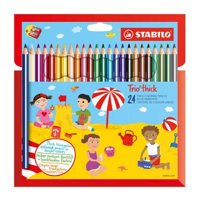 STABILO Trio thick kleurpotlood 24 stuk(s) Multi