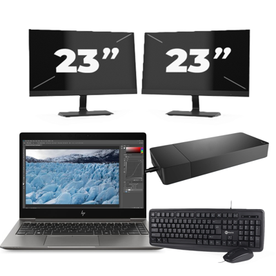 HP Pavilion G6 - Intel Core i3-2e Generatie - 15 inch - 8GB RAM - 256GB SSD - Windows 10 Home + 2x 23 inch Monitor HP Pavilion G6 - Intel Core i3-2e Generatie - 15 inch - 8GB RAM - 256GB SSD - Windows 10 Home + 2x 23 inch Monitor