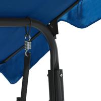 Schommelbank 170x110x153 cm stof donkerblauw - thumbnail